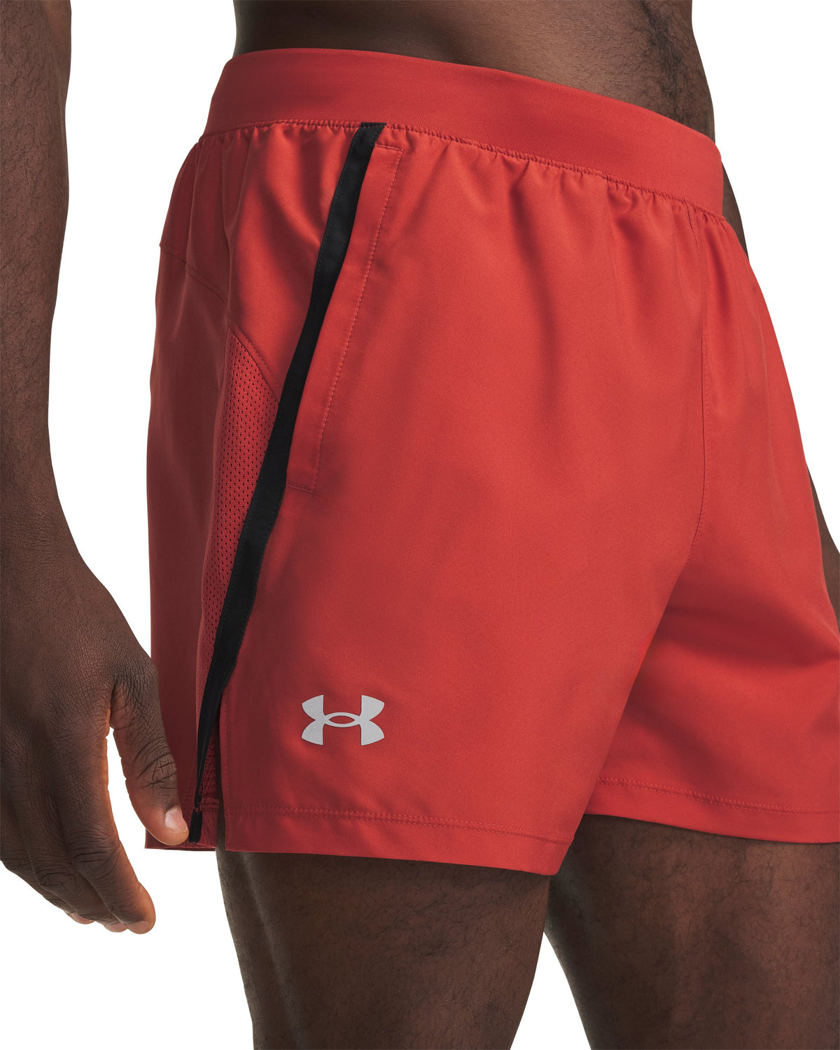 UA LAUNCH 5'' SHORTS - Red / Reflective - 635