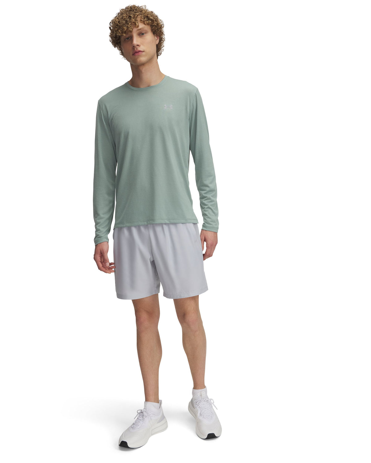 UA LAUNCH 7'' SHORTS - Mod Gray / White / Reflective - 012