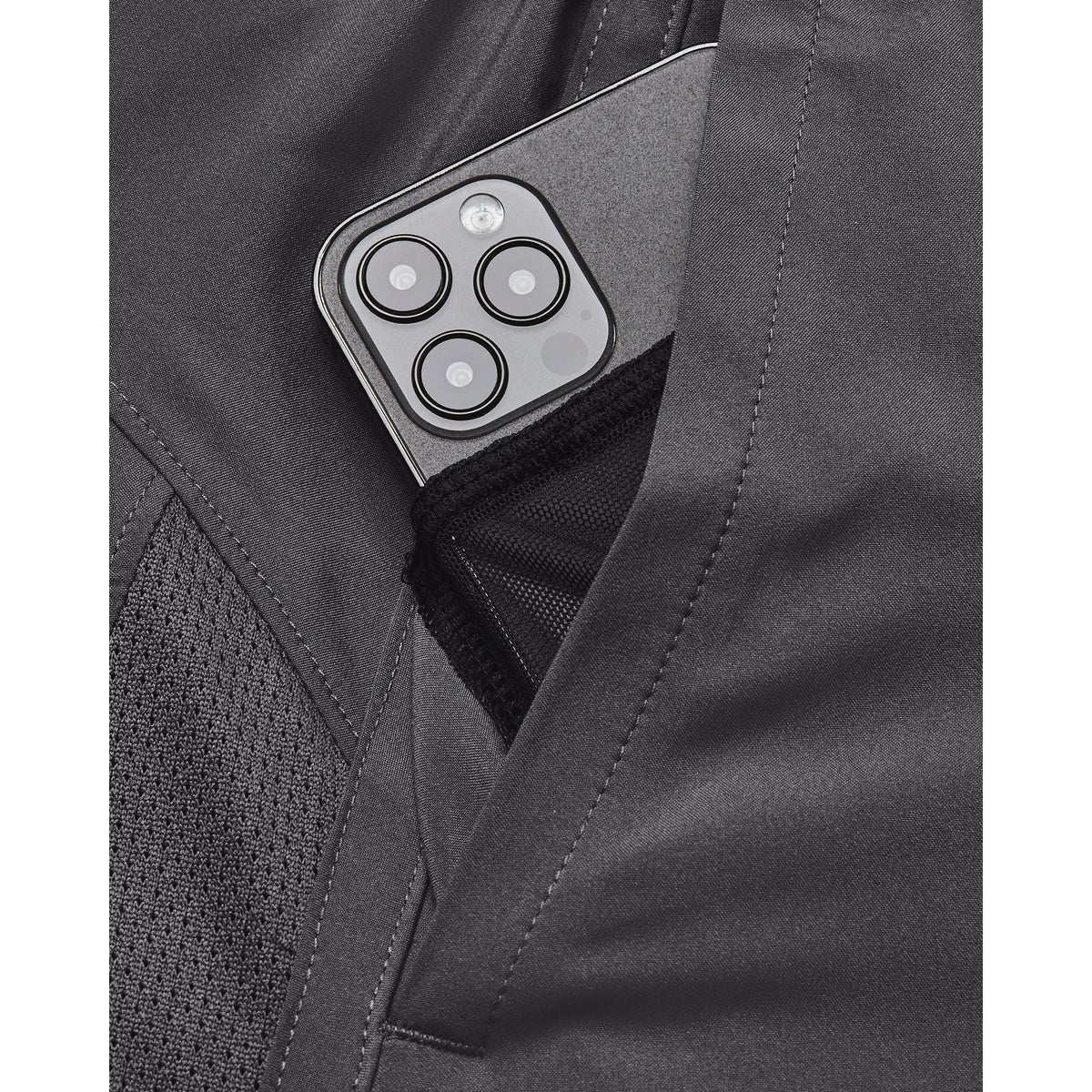 UA LAUNCH 7'' SHORTS - Castlerock / White / Reflective - 025