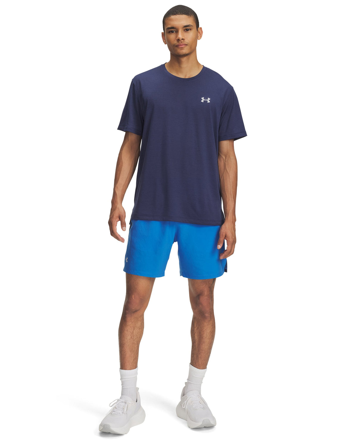 UA LAUNCH 7'' SHORTS - Blue Atlantis / Washed Navy / Reflective - 402