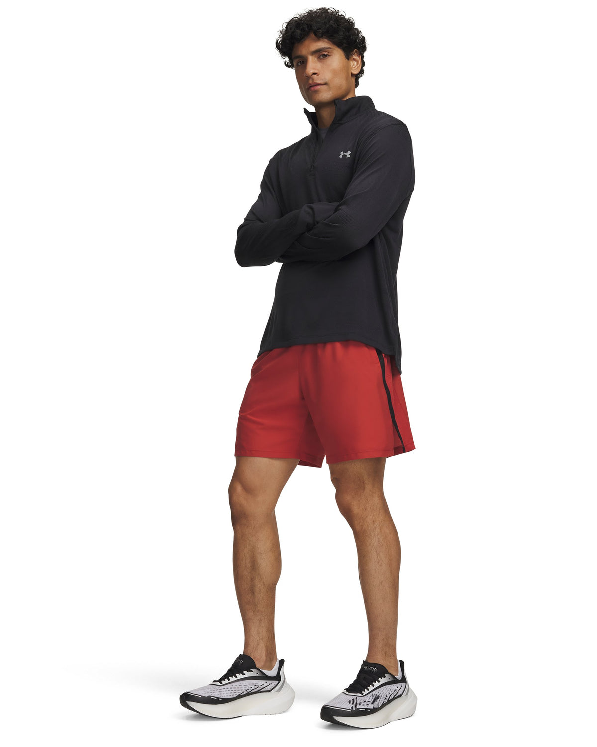 UA LAUNCH 7'' SHORTS - Red / Reflective - 635