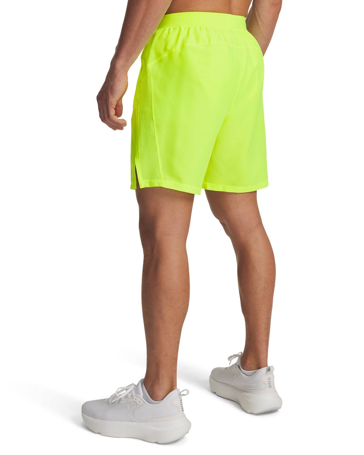 UA LAUNCH 7'' SHORTS - Yellow / Reflective - 731