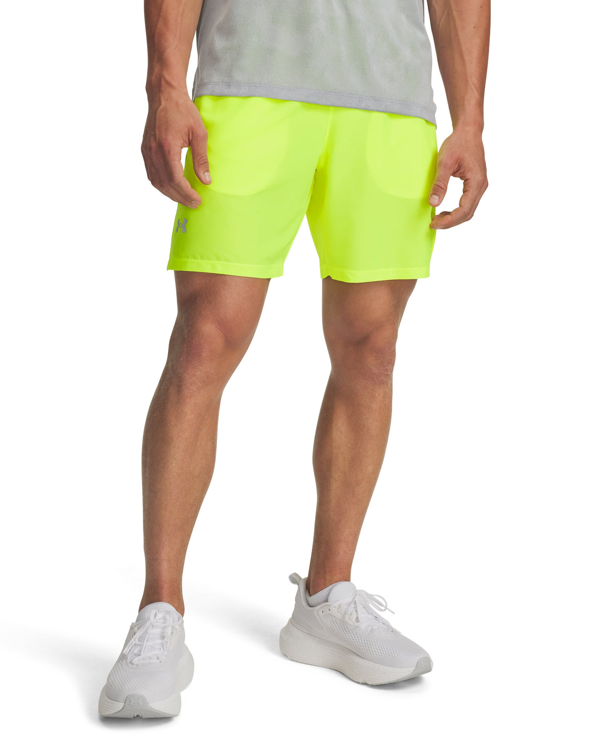 UA LAUNCH 7'' SHORTS - Yellow / Reflective - 731