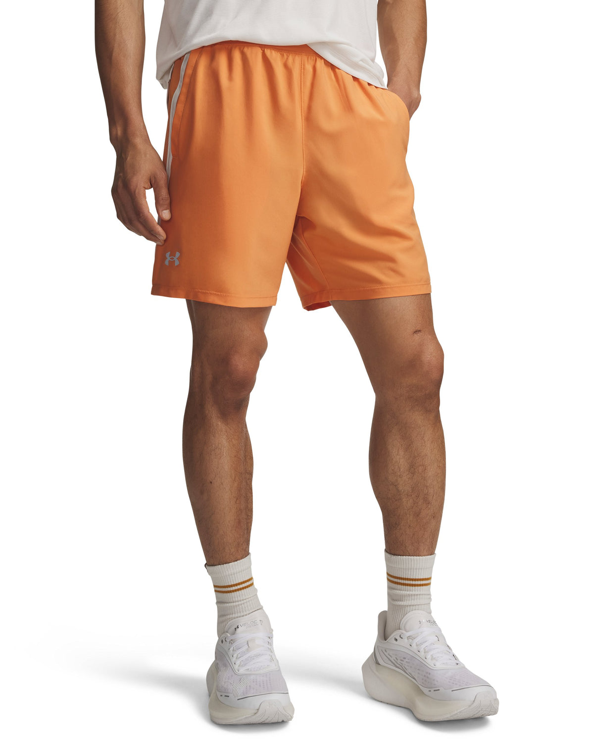 UA LAUNCH 7'' SHORTS - Orange / Reflective - 770