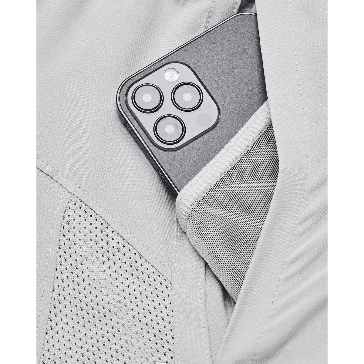 UA LAUNCH 7'' UNLINED SHORTS - Mod Gray / Mod Gray / White - 011