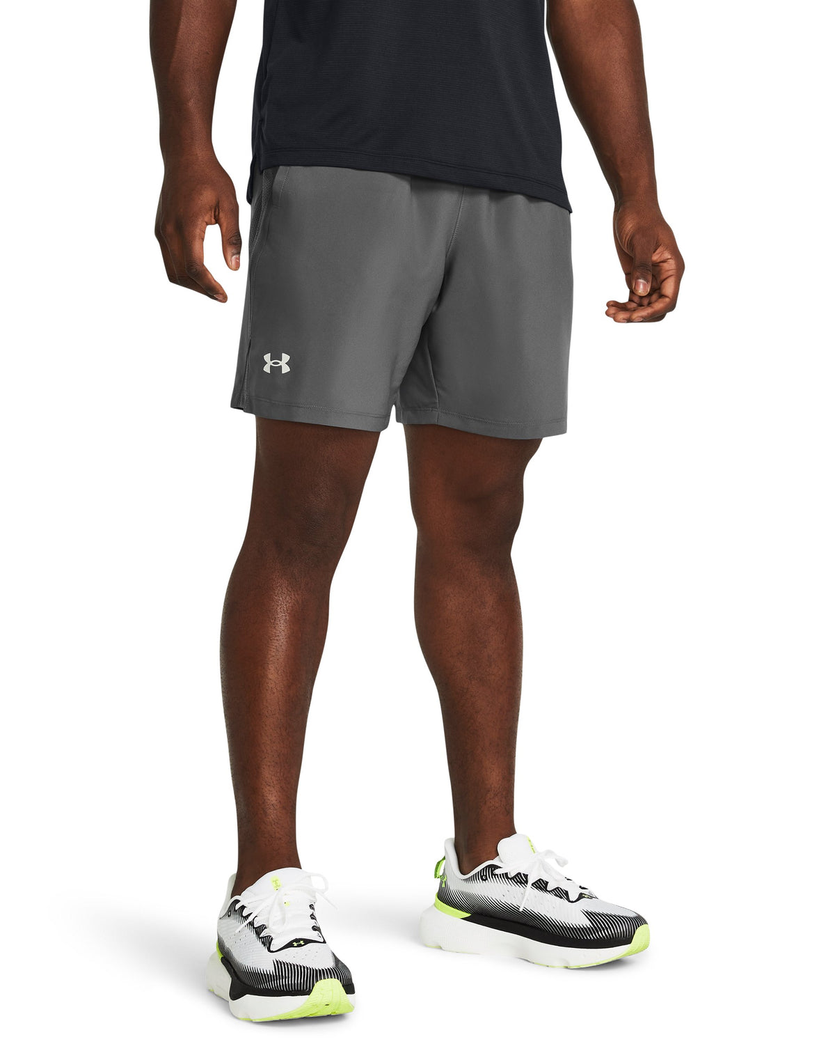 UA LAUNCH 7'' UNLINED SHORTS - Castlerock / Castlerock / Reflective - 025
