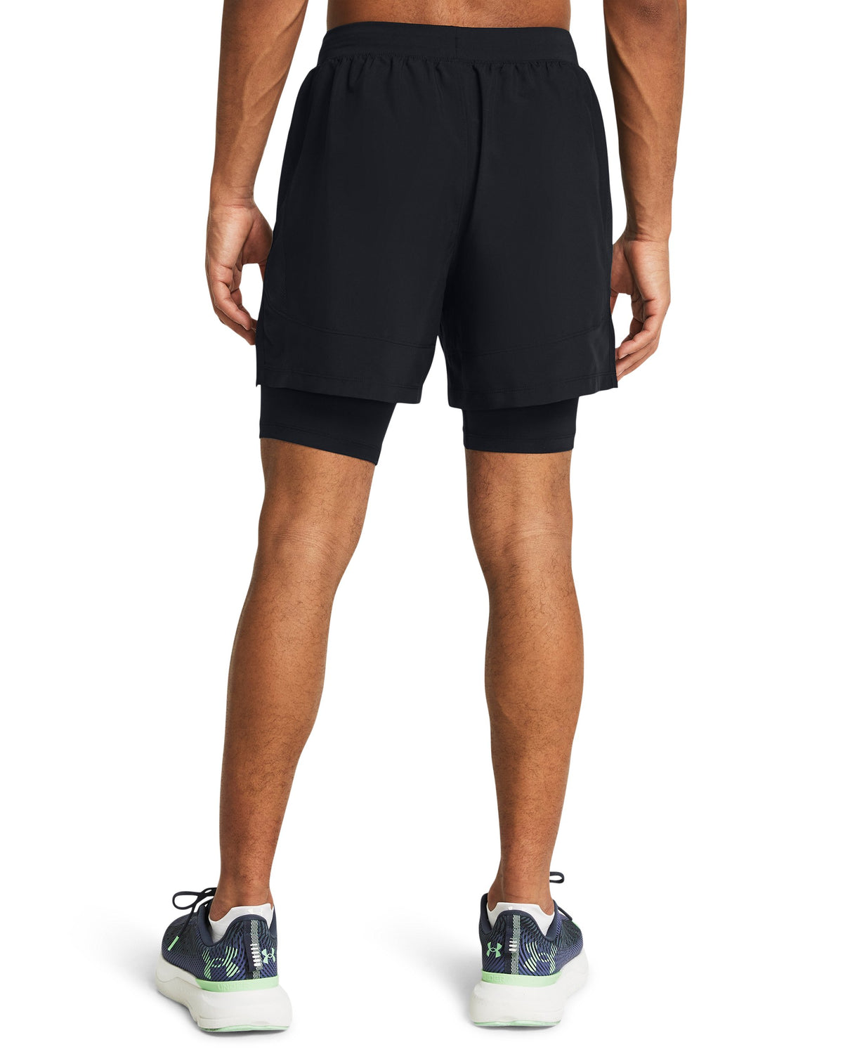 UA LAUNCH 5'' 2-IN-1 SHORTS - Black / Black / Reflective - 001