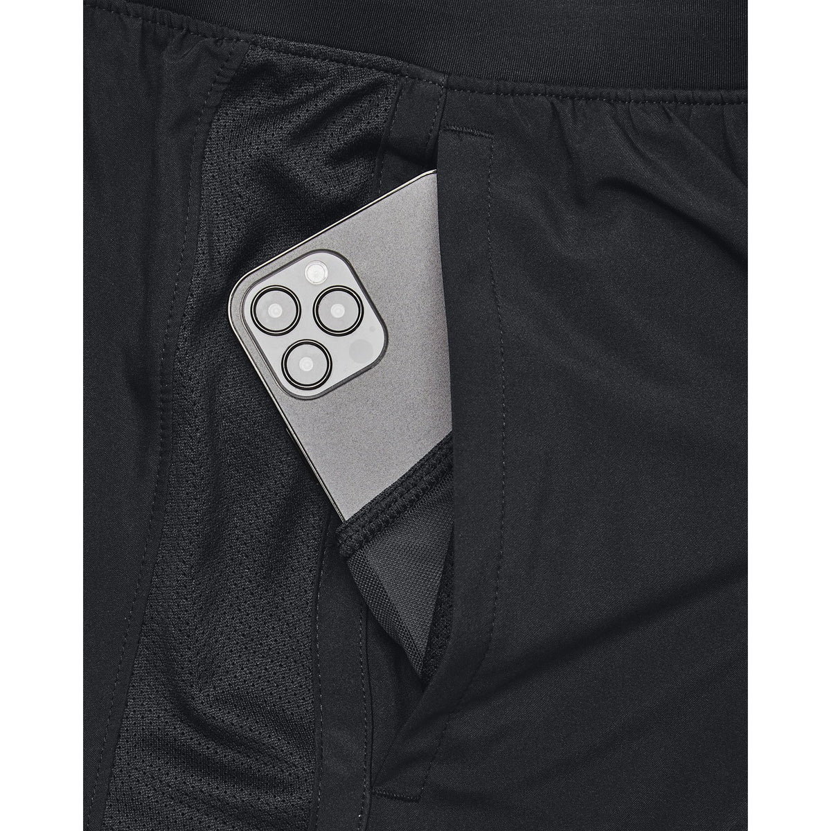 UA LAUNCH 5'' 2-IN-1 SHORTS - Black / Black / Reflective - 001