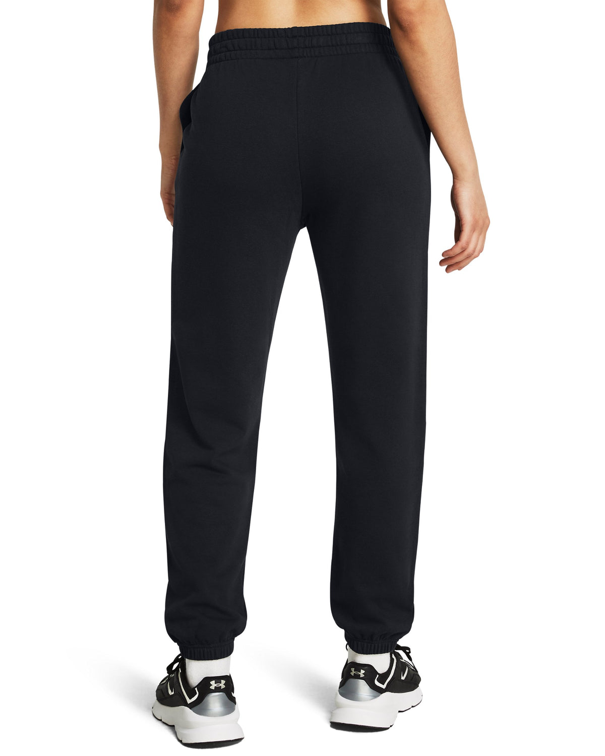 UA Rival Terry Joggers - Black / White - 002
