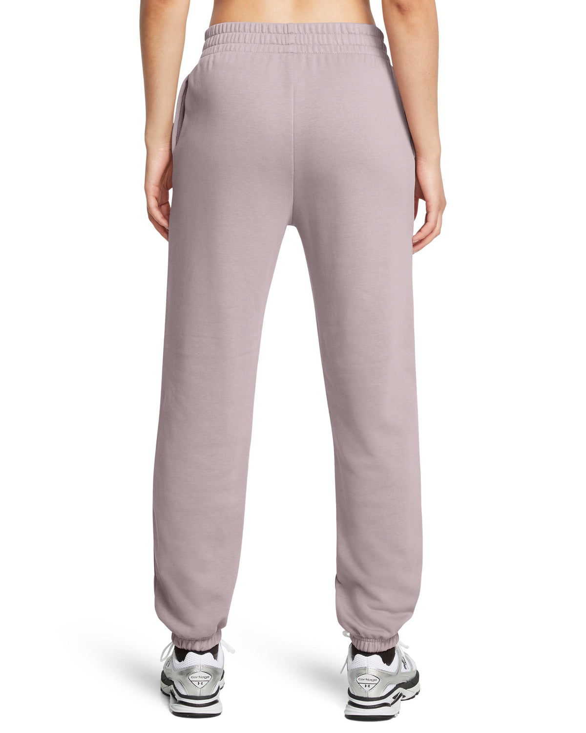 UA Rival Terry Joggers - אפור / לבן - 015