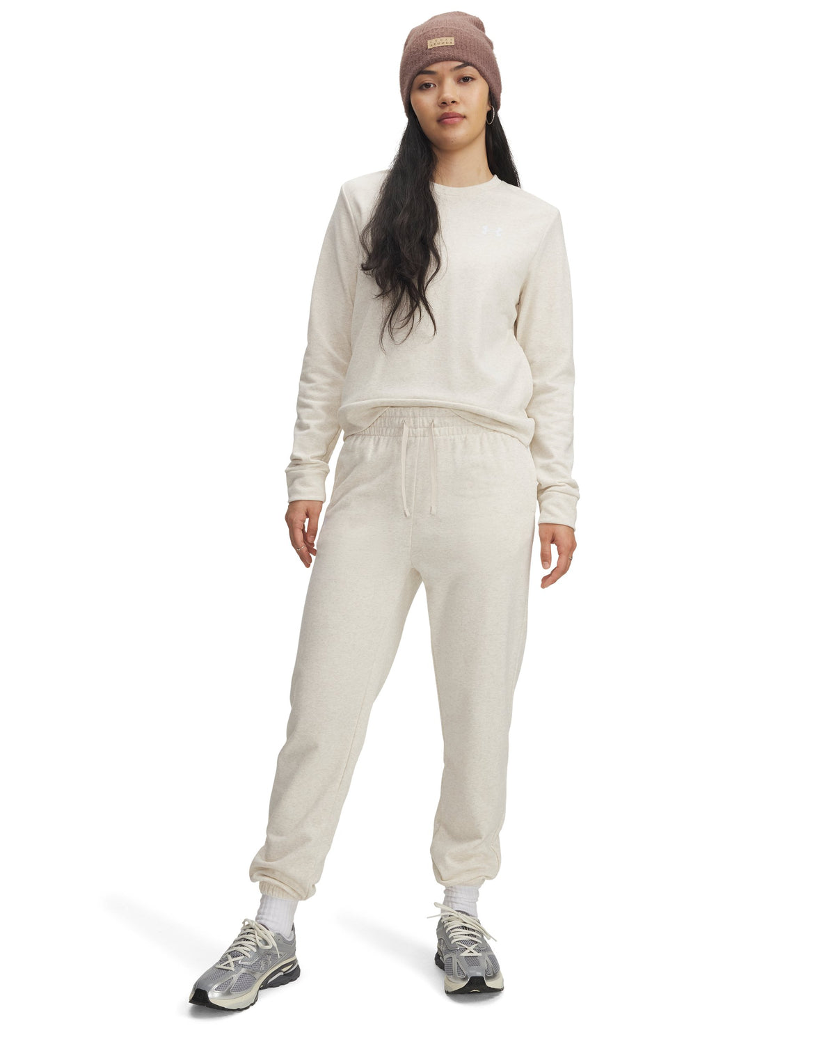 UA Rival Terry Joggers - Brown / White - 783