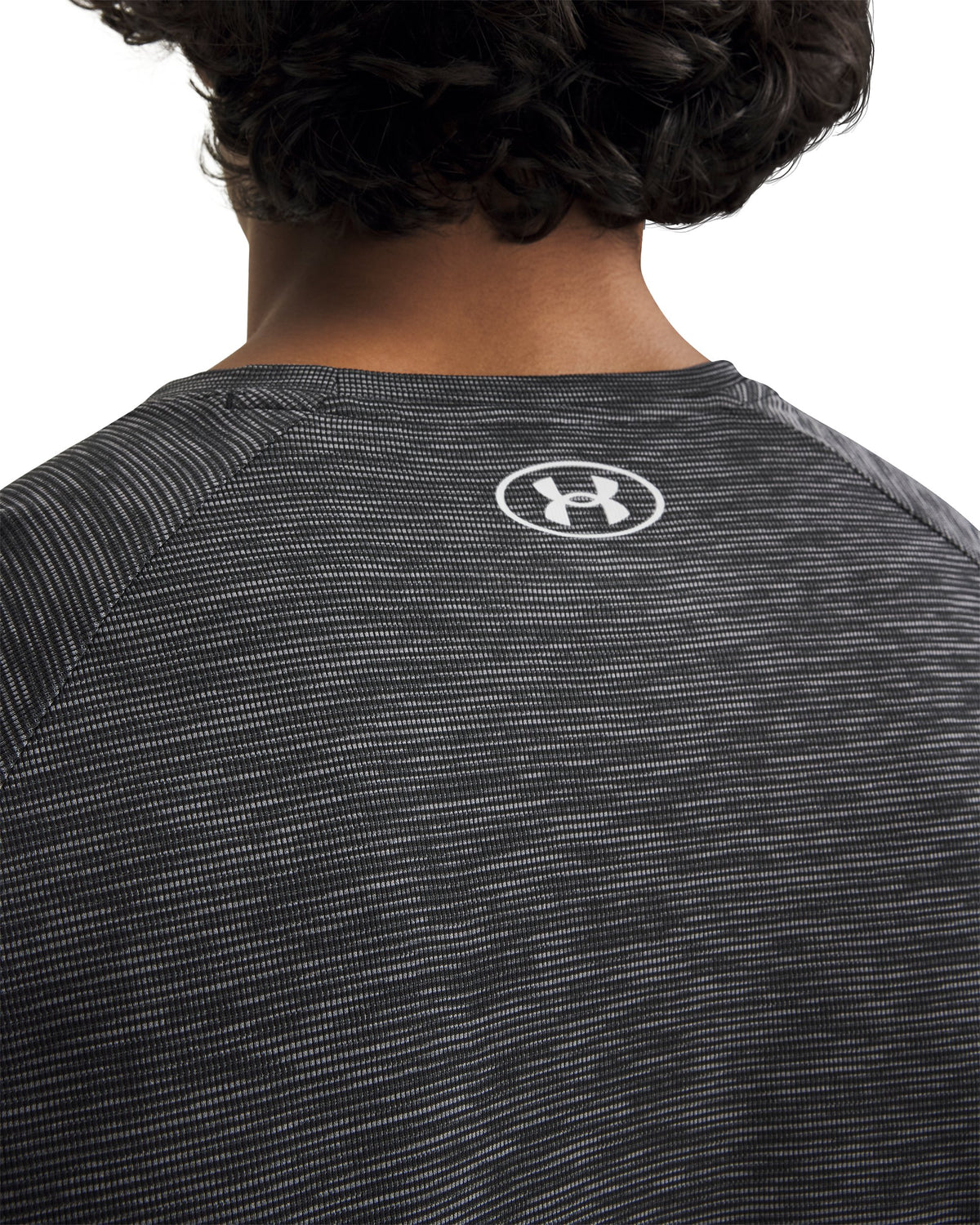 UA Tech Textured SS - Black / White - 001