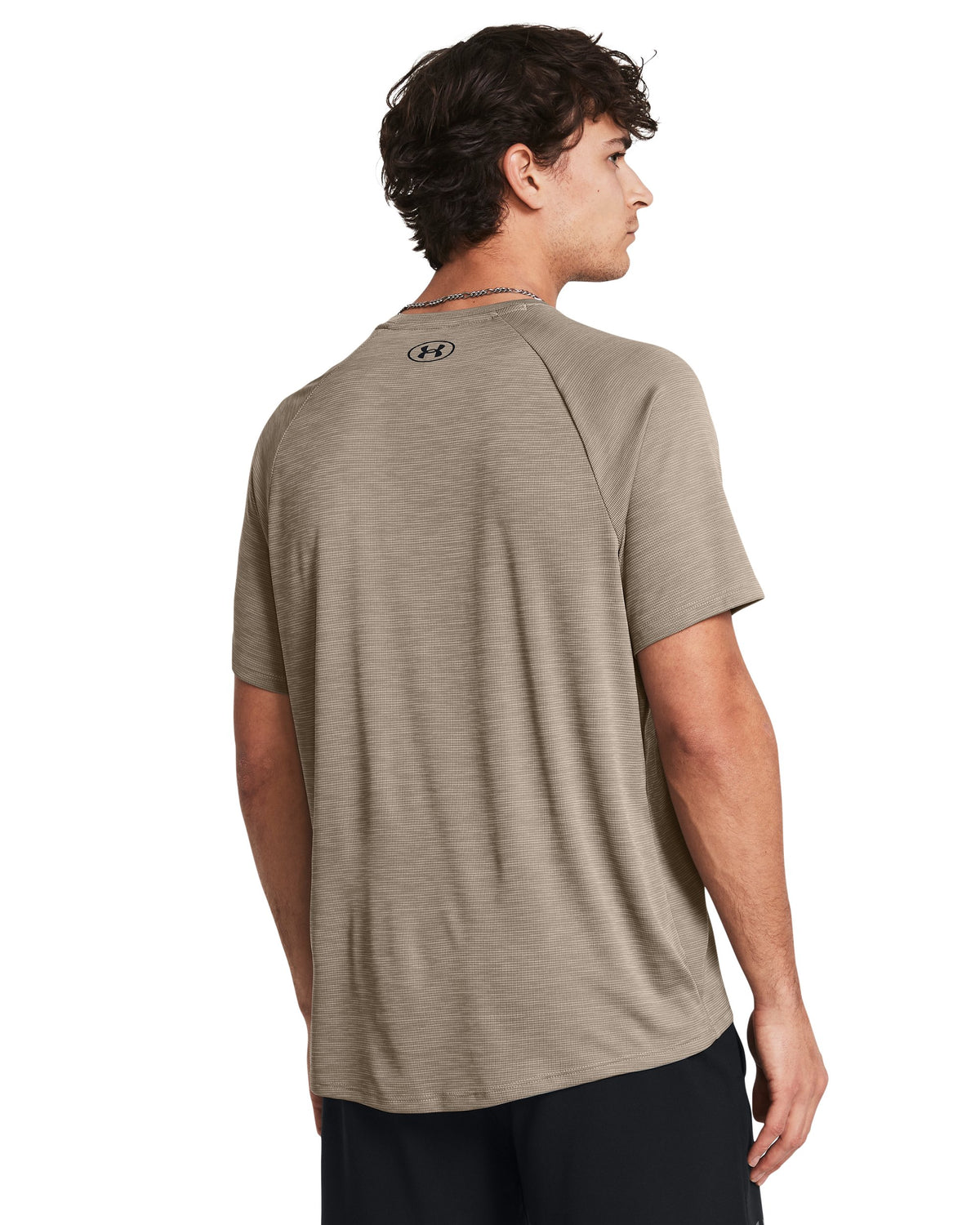 UA Tech Textured SS - Brown / Black - 200