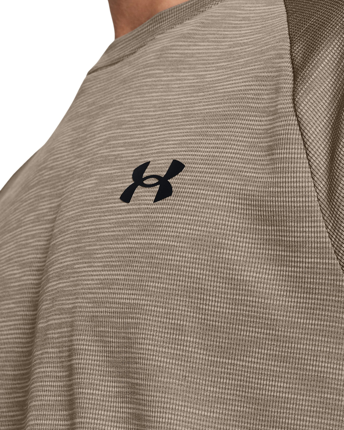 UA Tech Textured SS - Brown / Black - 200