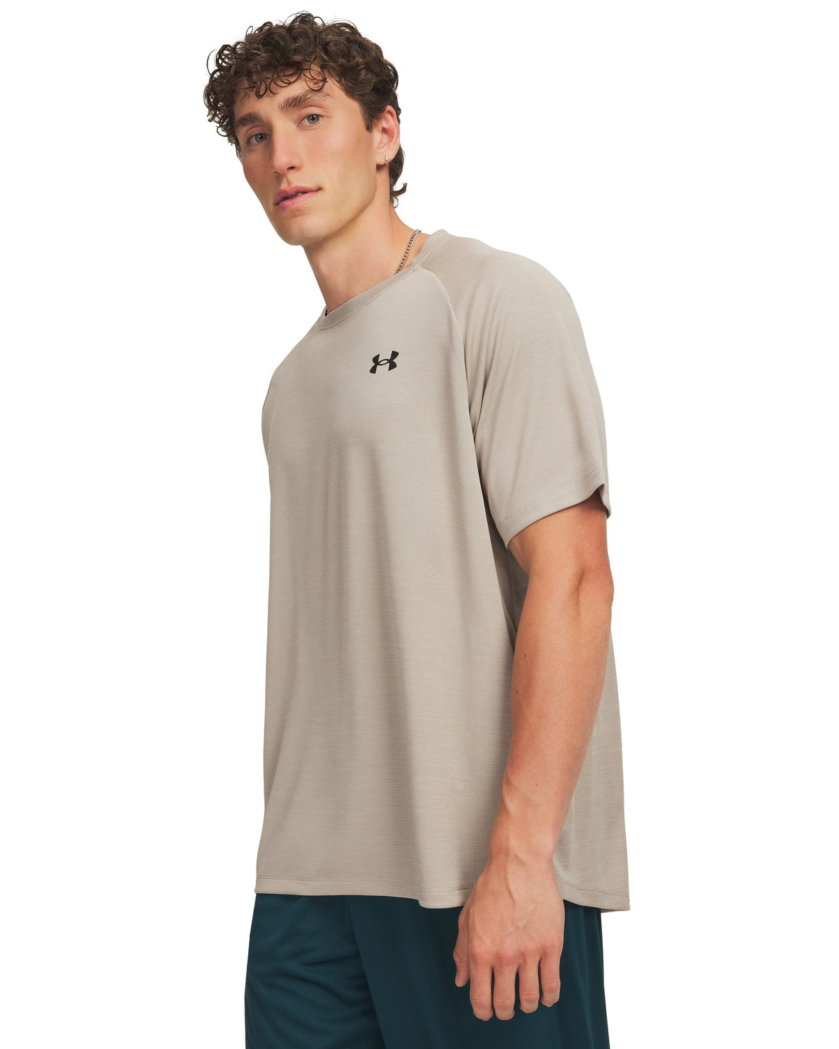 UA Tech Textured SS - Brown / Black - 204