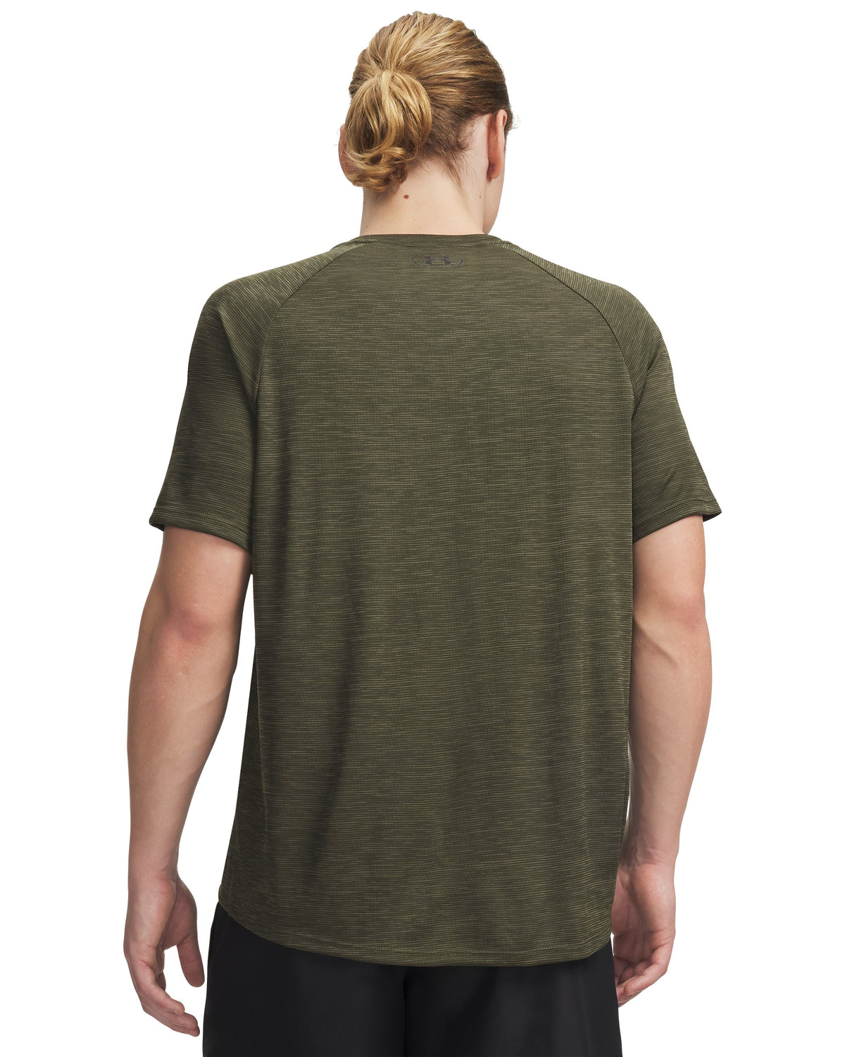 UA Tech Textured SS - Marine OD Green / Black - 390