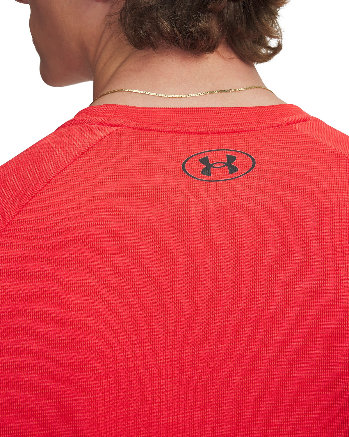 UA Tech Textured SS - Red / Black - 600