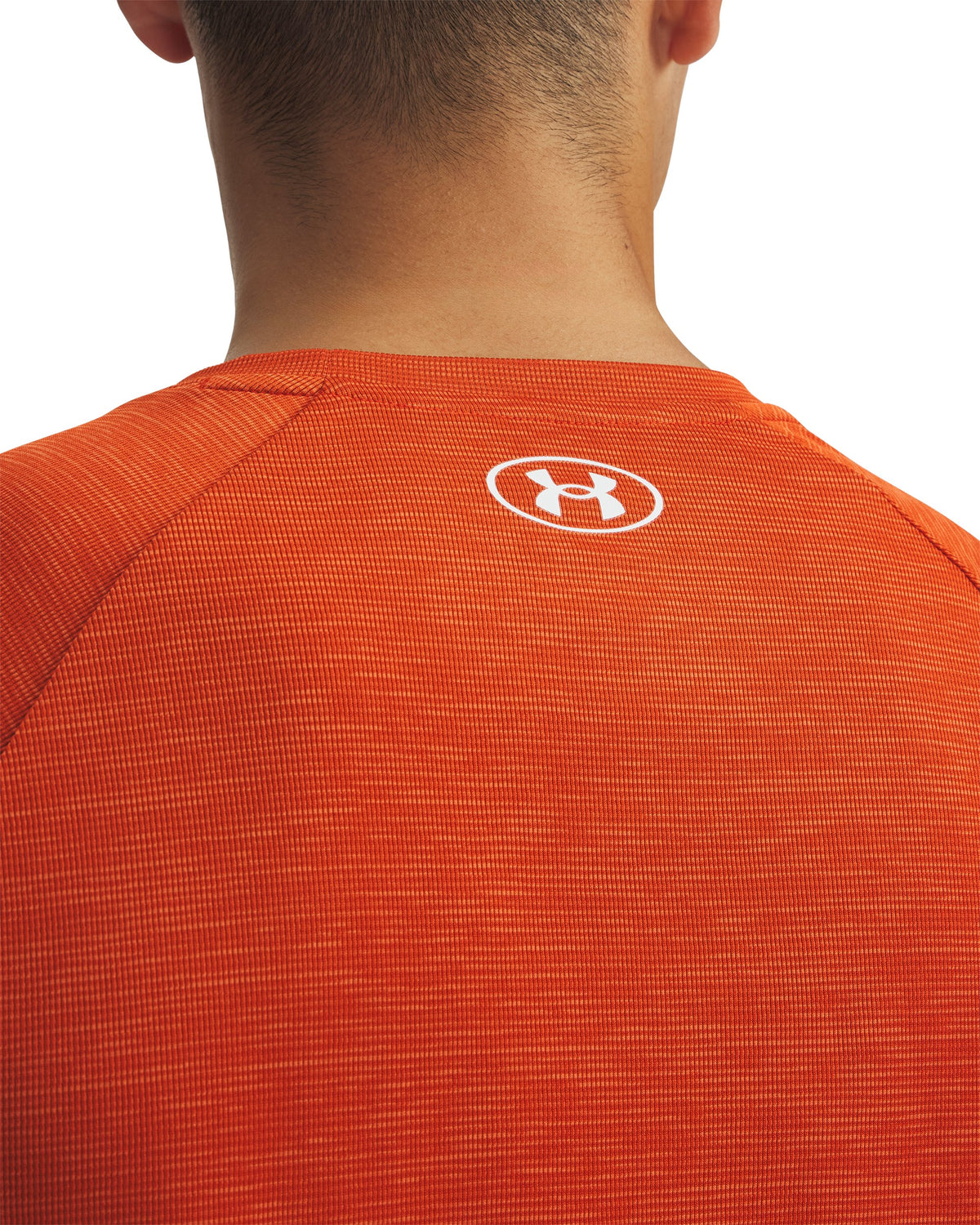 UA Tech Textured SS - Orange / White - 844