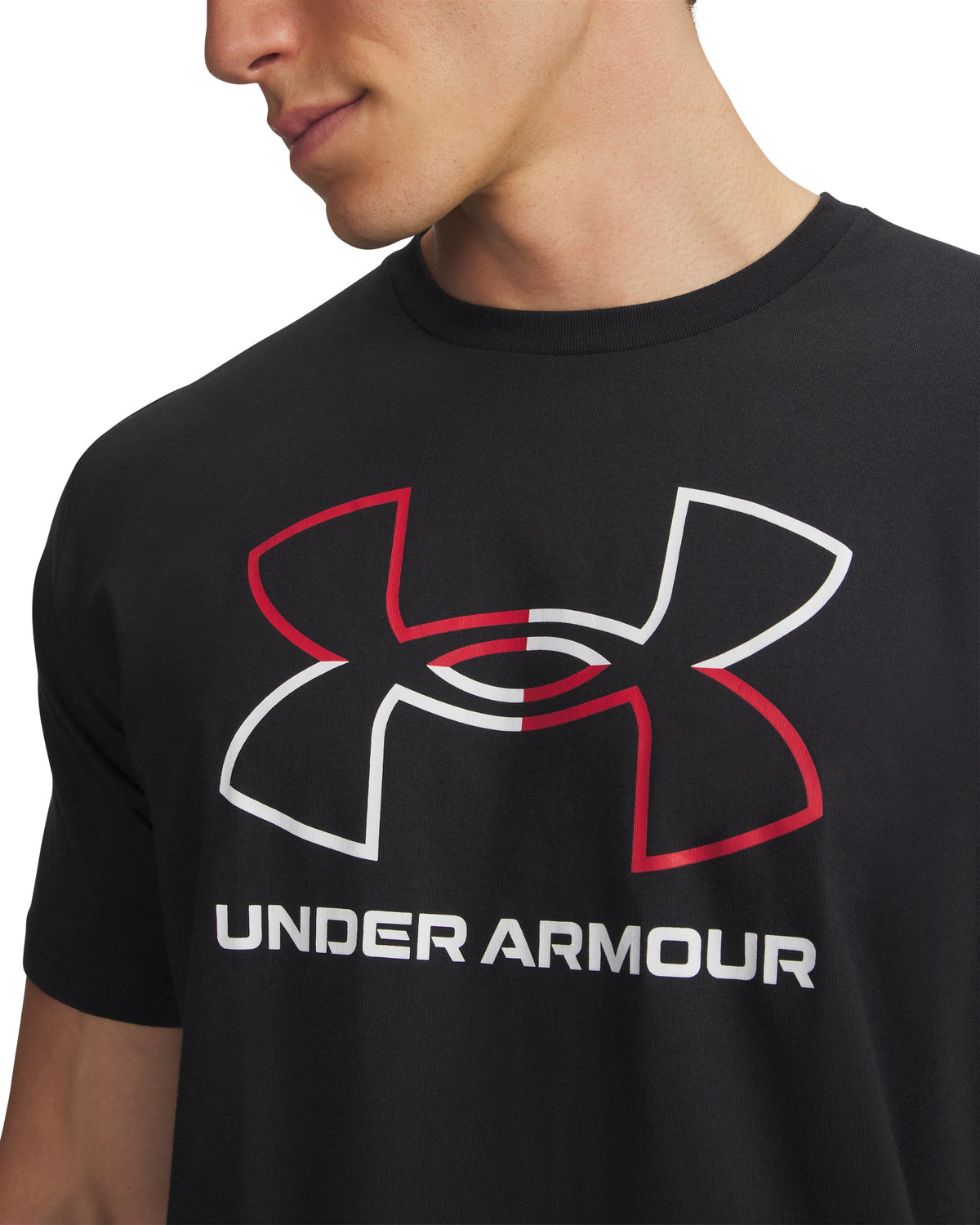 UA GL FOUNDATION UPDATE SS - Black / Red / White - 001