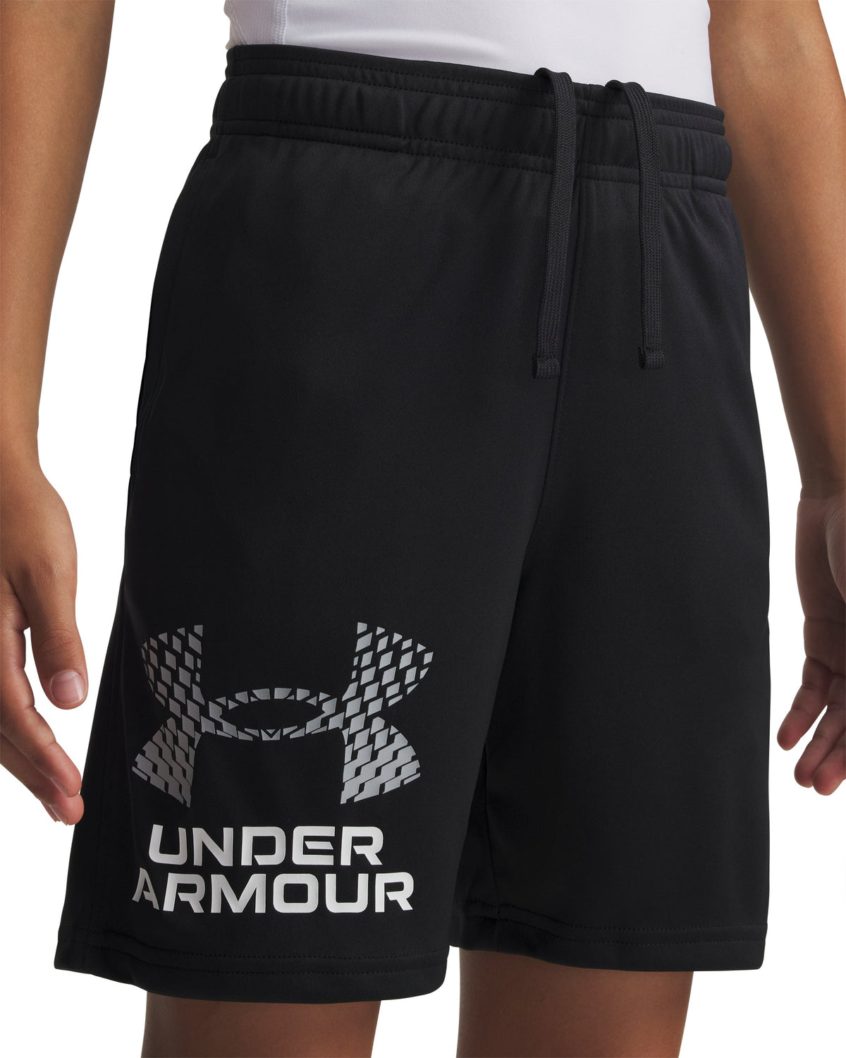 UA Tech Logo Shorts - Black / Mod Gray - 001