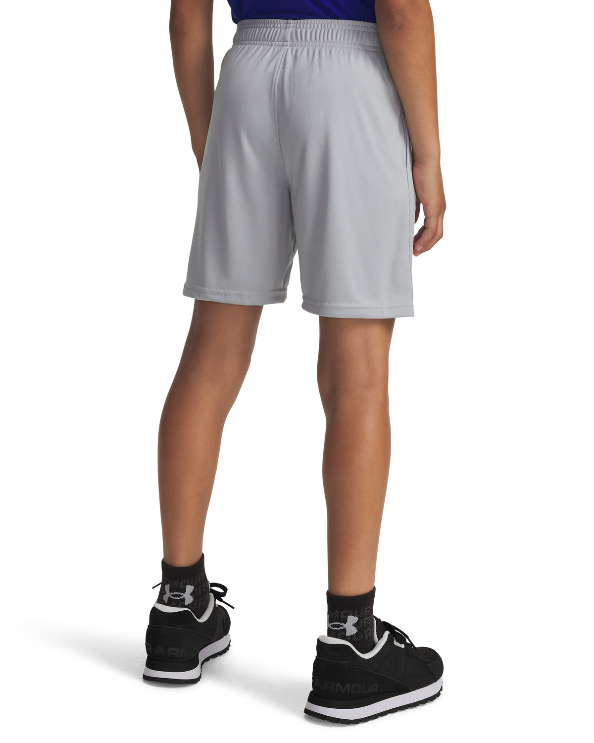 UA Tech Logo Shorts - Mod Gray / White - 011