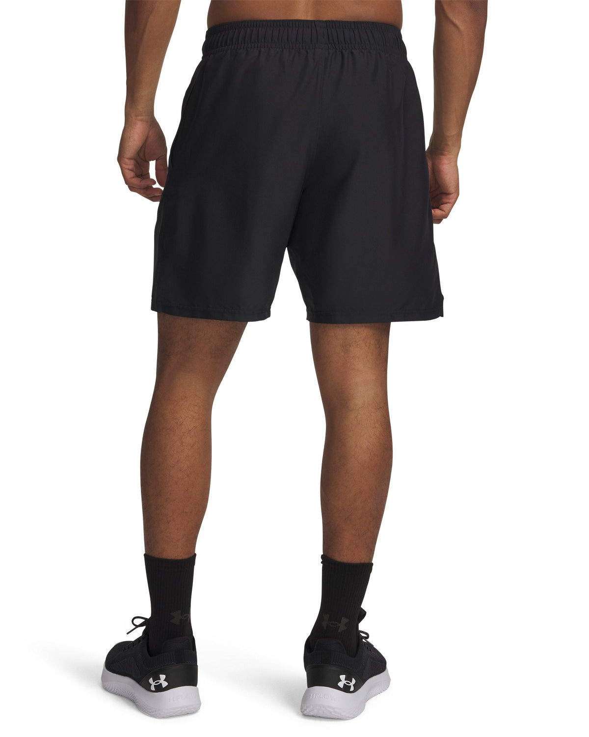 UA Tech Woven Wordmark Short - שחור / אדום - 009