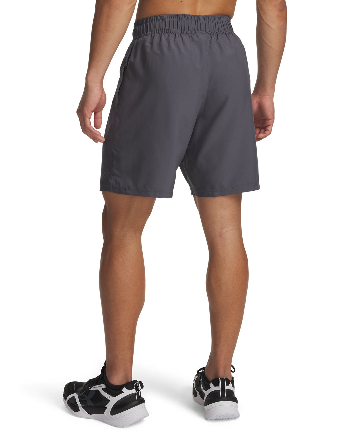 UA Tech Woven Wordmark Short - Castlerock / White - 025