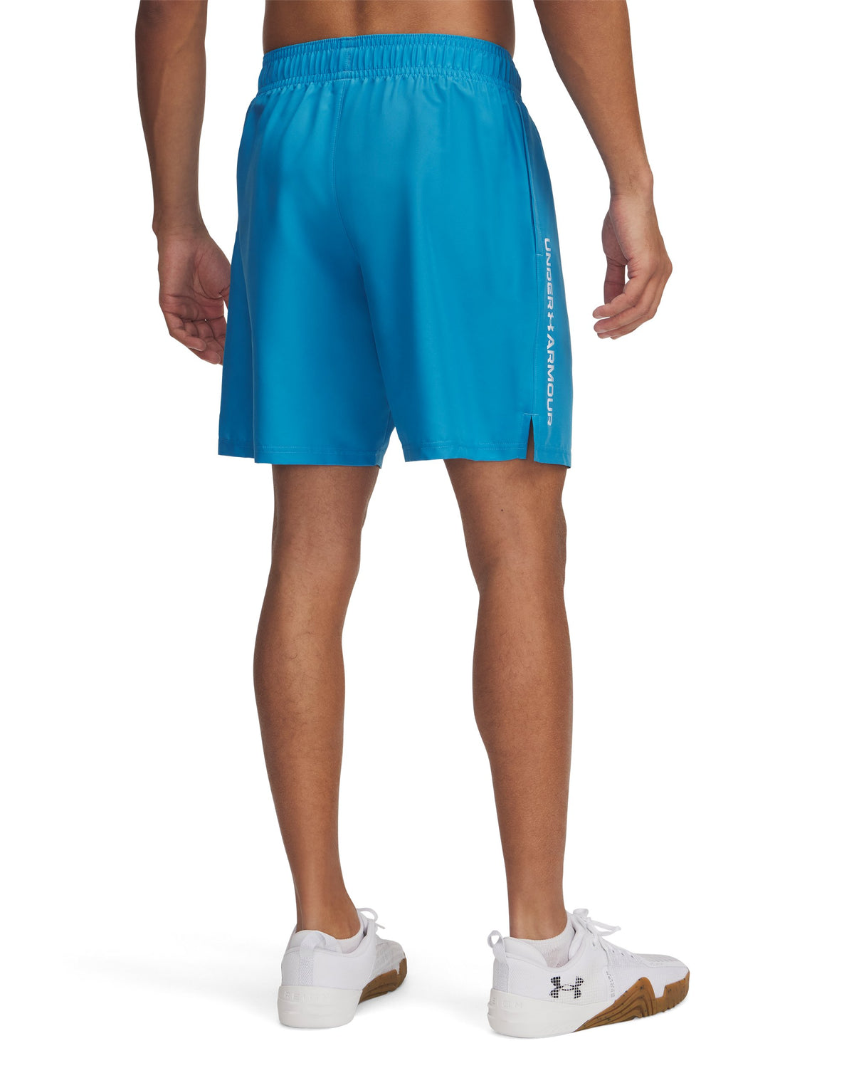 UA Tech Woven Wordmark Short - Blue / White - 452