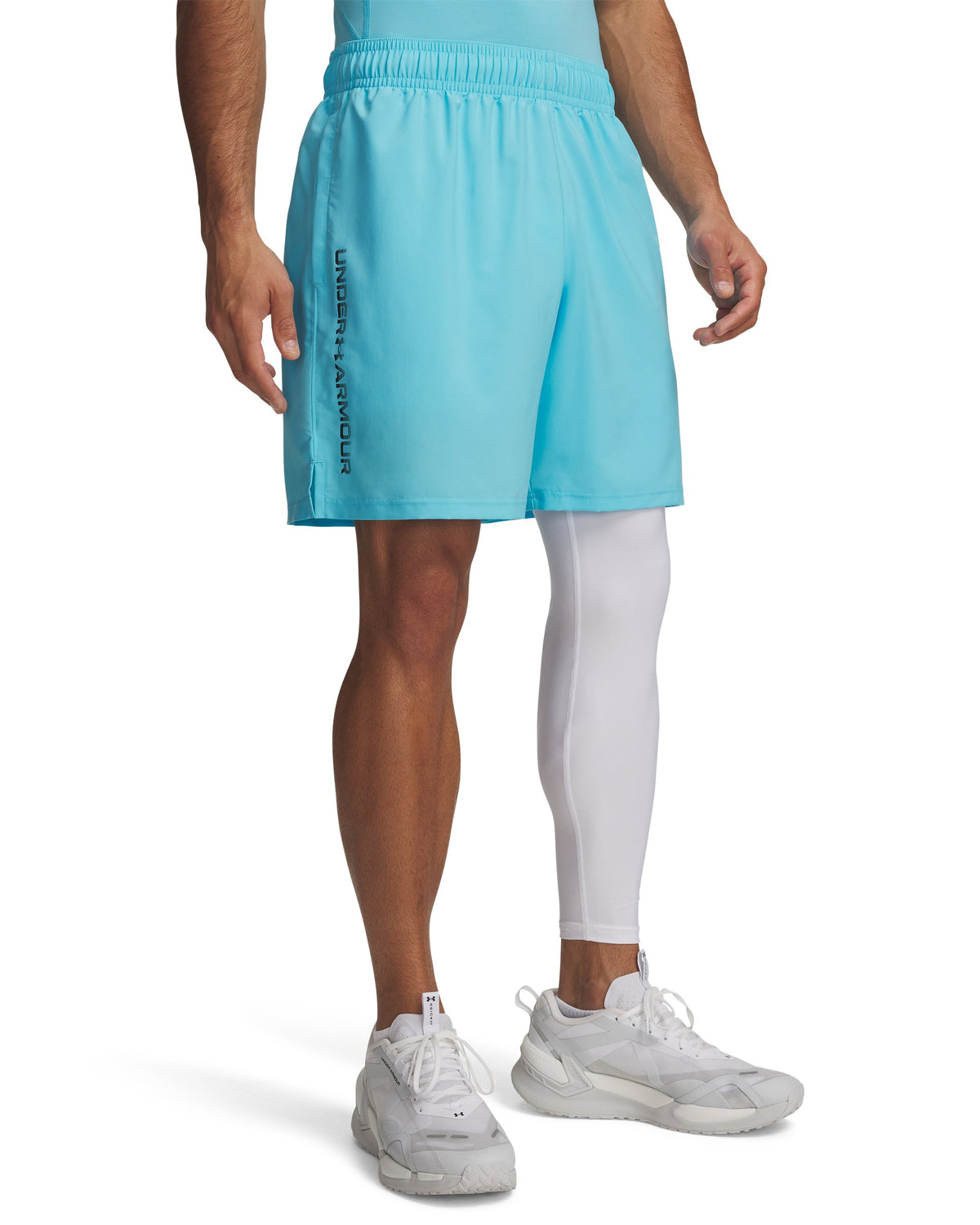 UA Tech Woven Wordmark Short - Blue / Black - 481