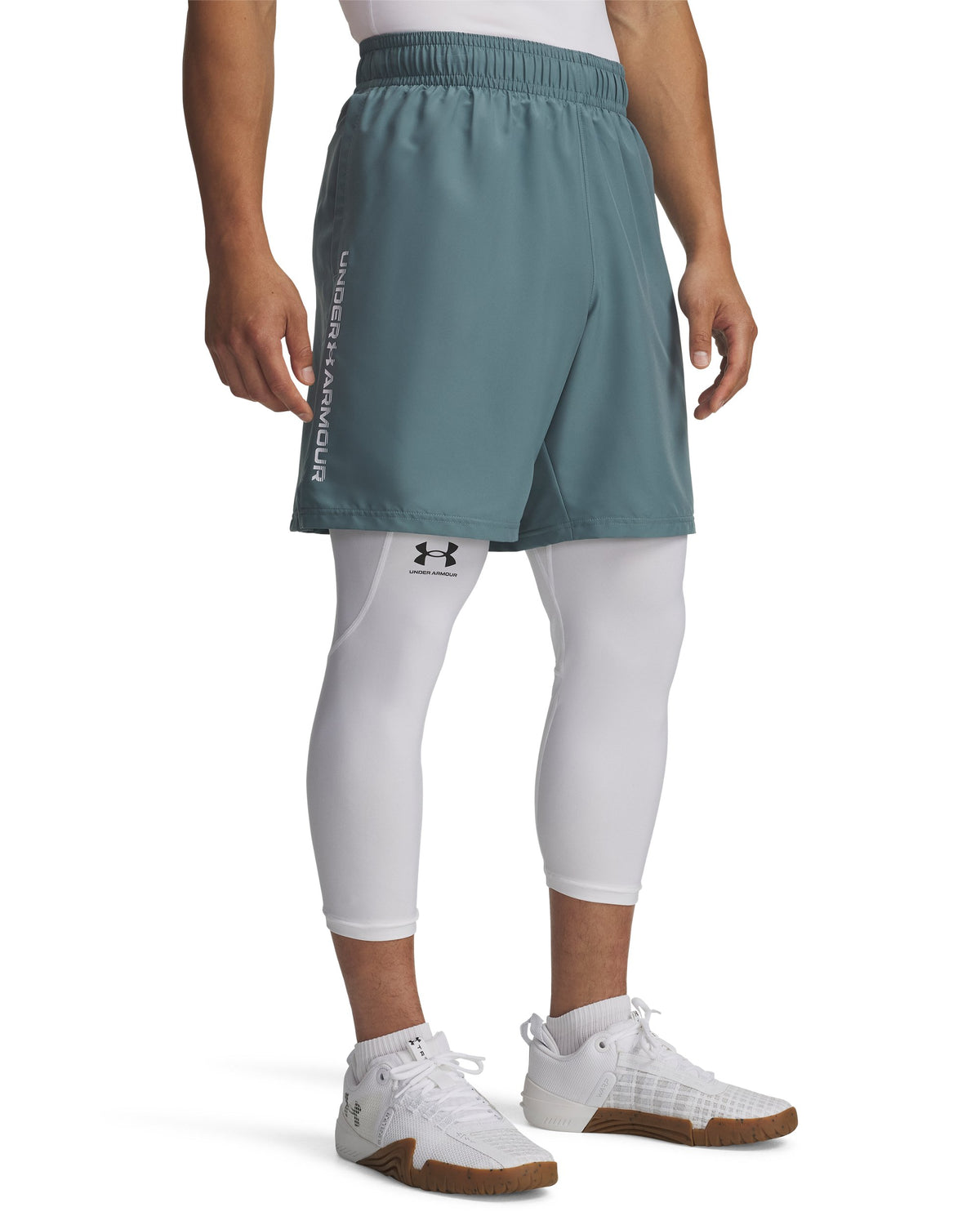 UA Tech Woven Wordmark Short - Blue / White - 587