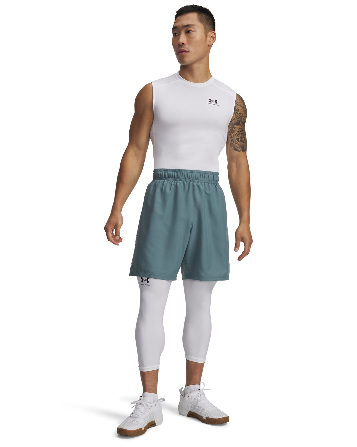 UA Tech Woven Wordmark Short - Blue / White - 587