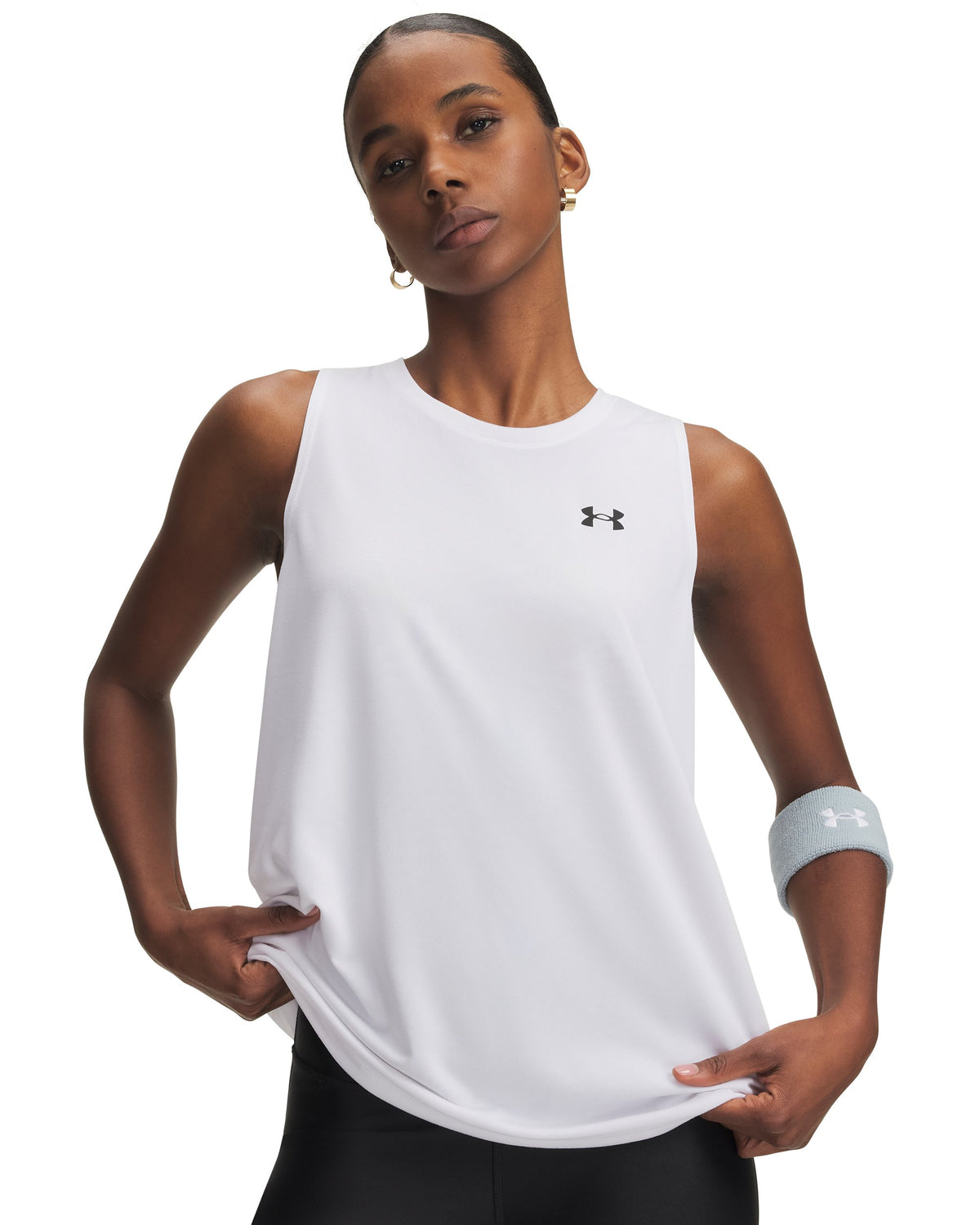 Tech Tank Solid - White / Black - 100