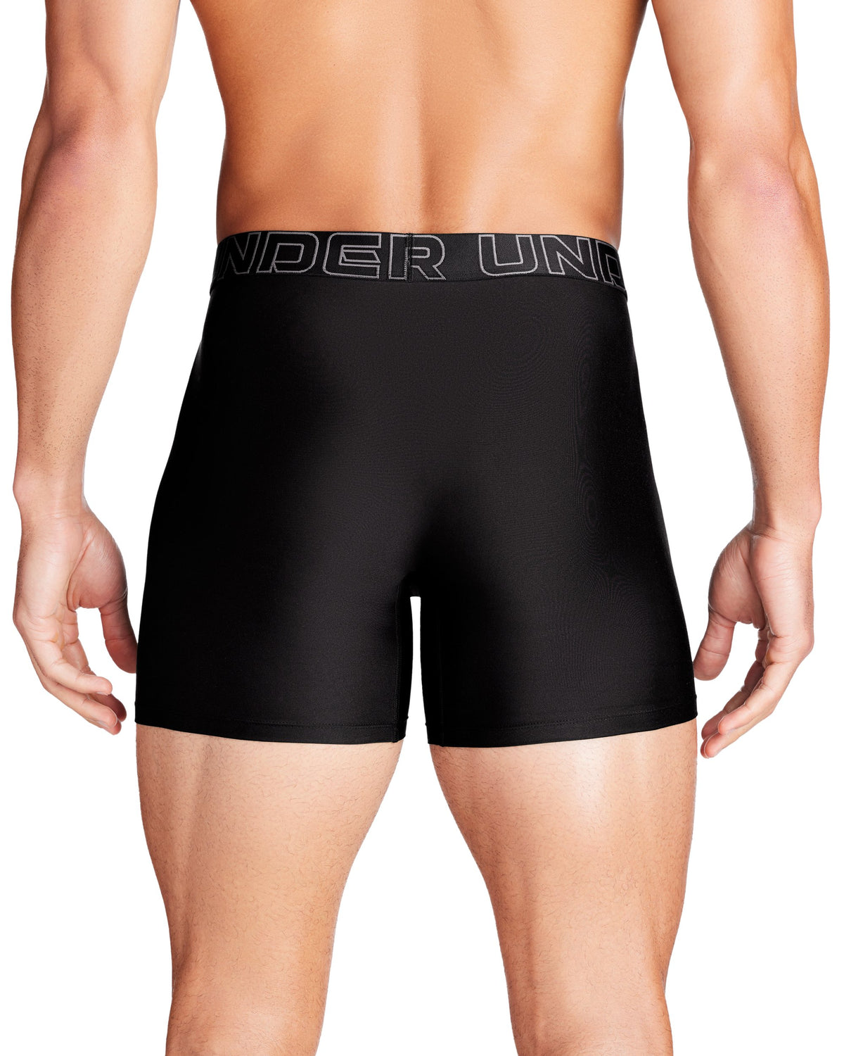 M UA Perf Tech 6in - Black / Black / Castlerock - 001