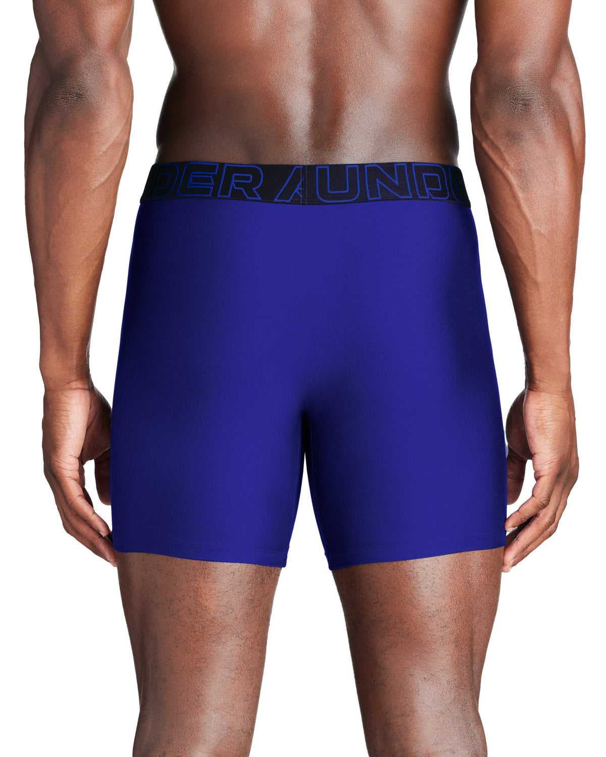 M UA Perf Tech 6in - Royal / Steel Full Heather / Royal - 400