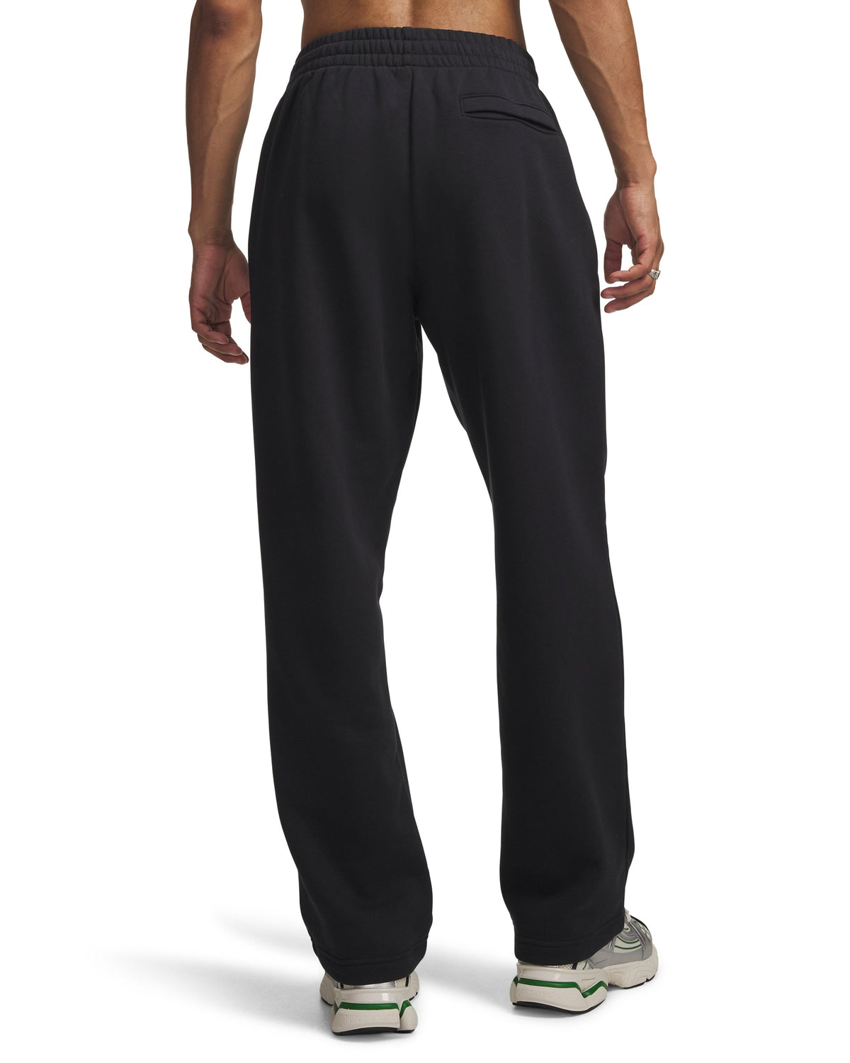 UA Icon Fleece Pant - Black / White - 001
