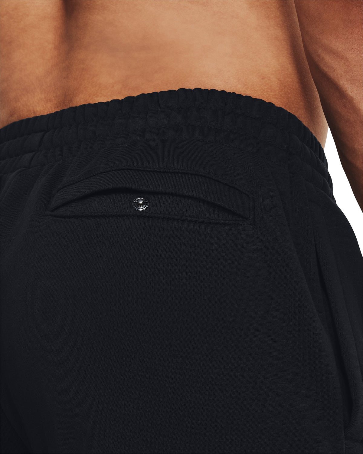 UA Icon Fleece Pant - Black / White - 001