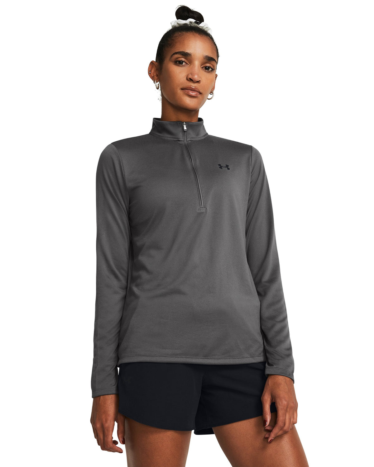 Tech 1/2 Zip- Solid - Castlerock / Black - 025