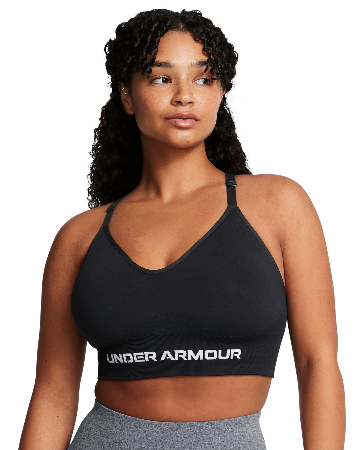 Vanish Seamless Low Bra - Black / White - 001
