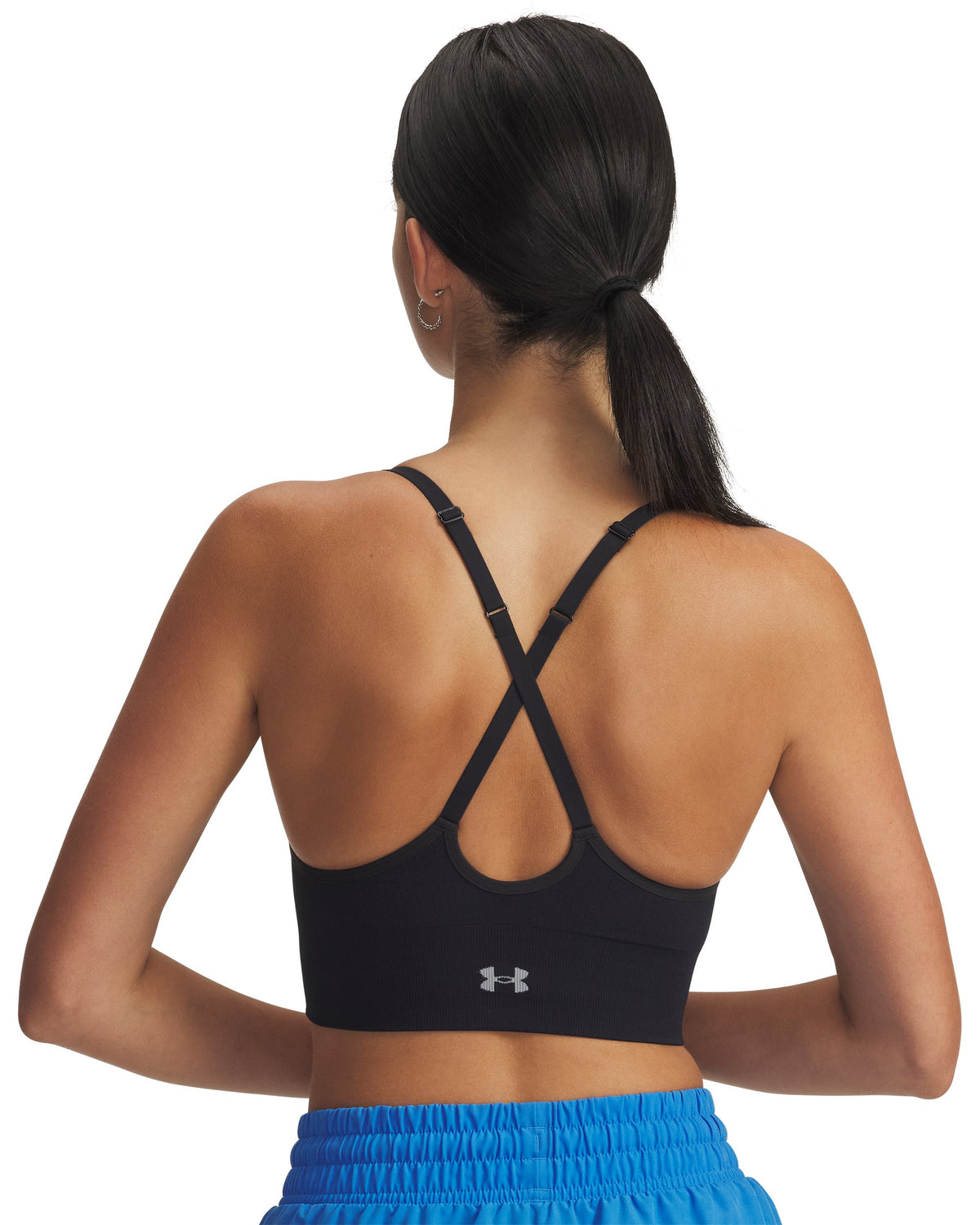 Vanish Seamless Low Bra - Black / Steel - 003