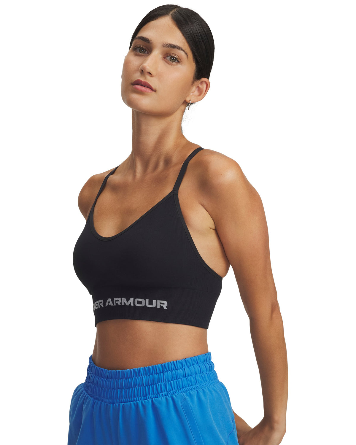 Vanish Seamless Low Bra - Black / Steel - 003