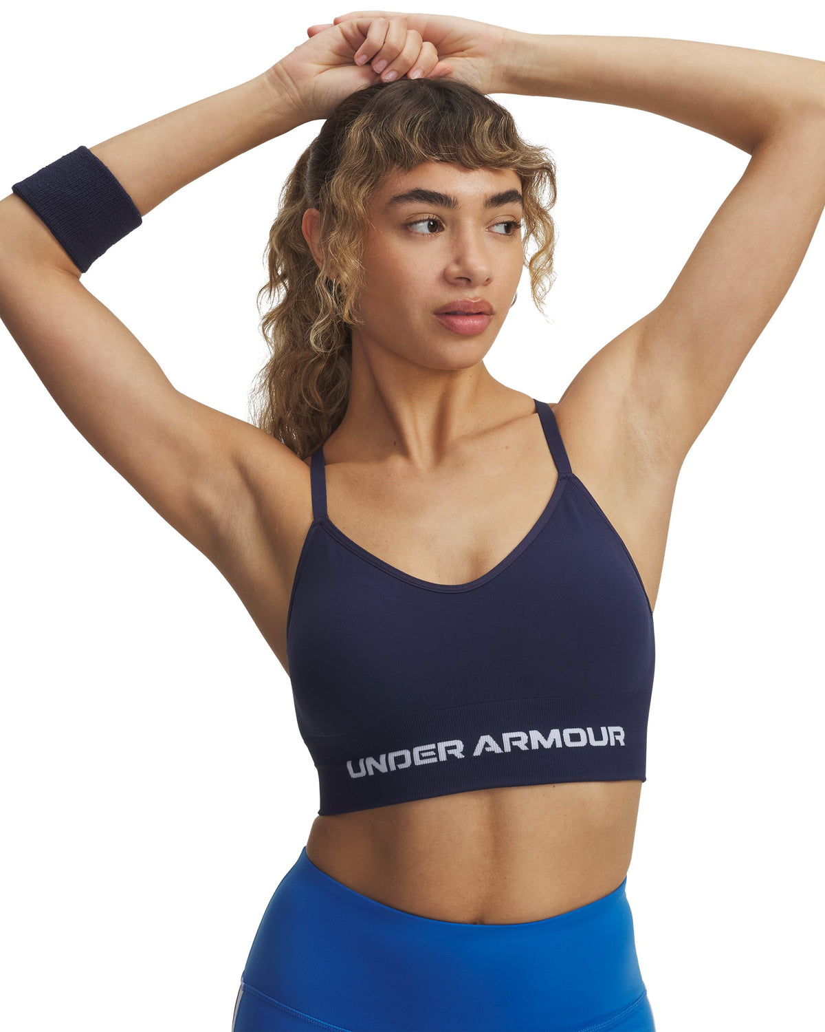 Vanish Seamless Low Bra - Blue / White - 403