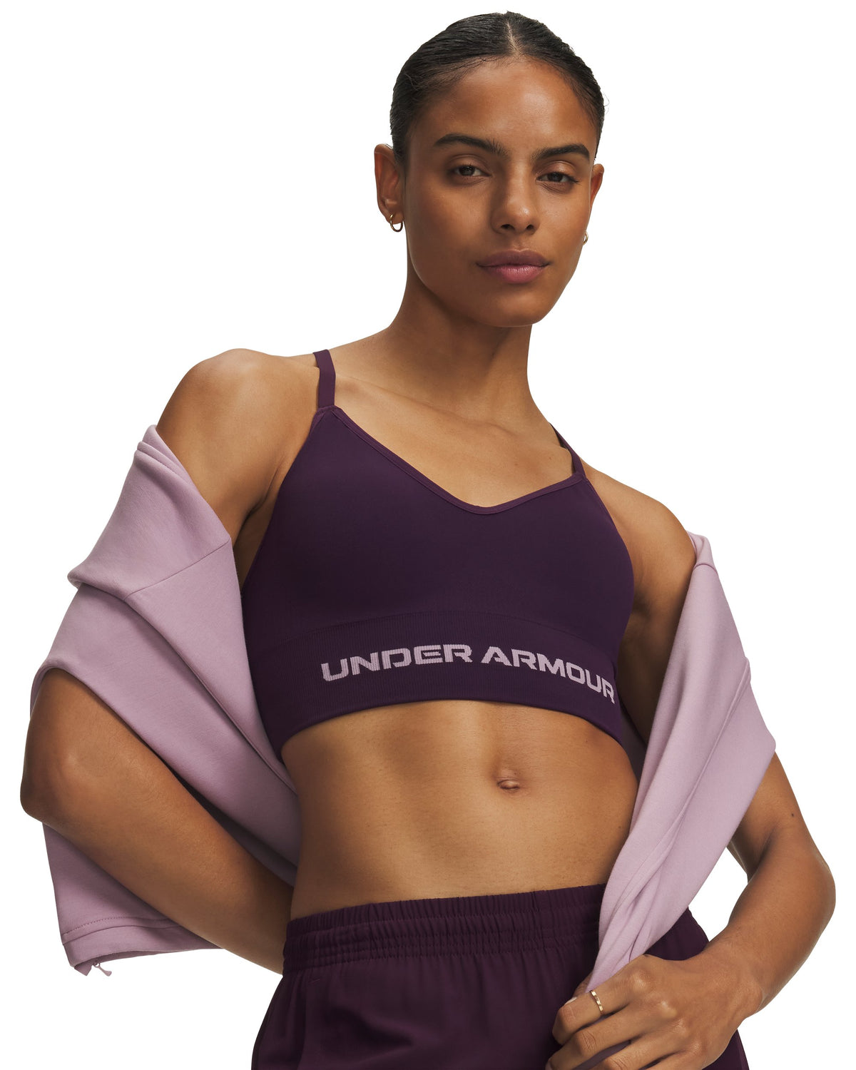 Vanish Seamless Low Bra - Purple / Mauve Pink - 526