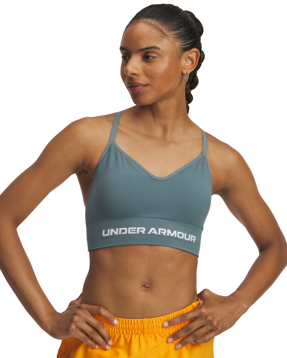 Vanish Seamless Low Bra - Jasper Blue / White - 587
