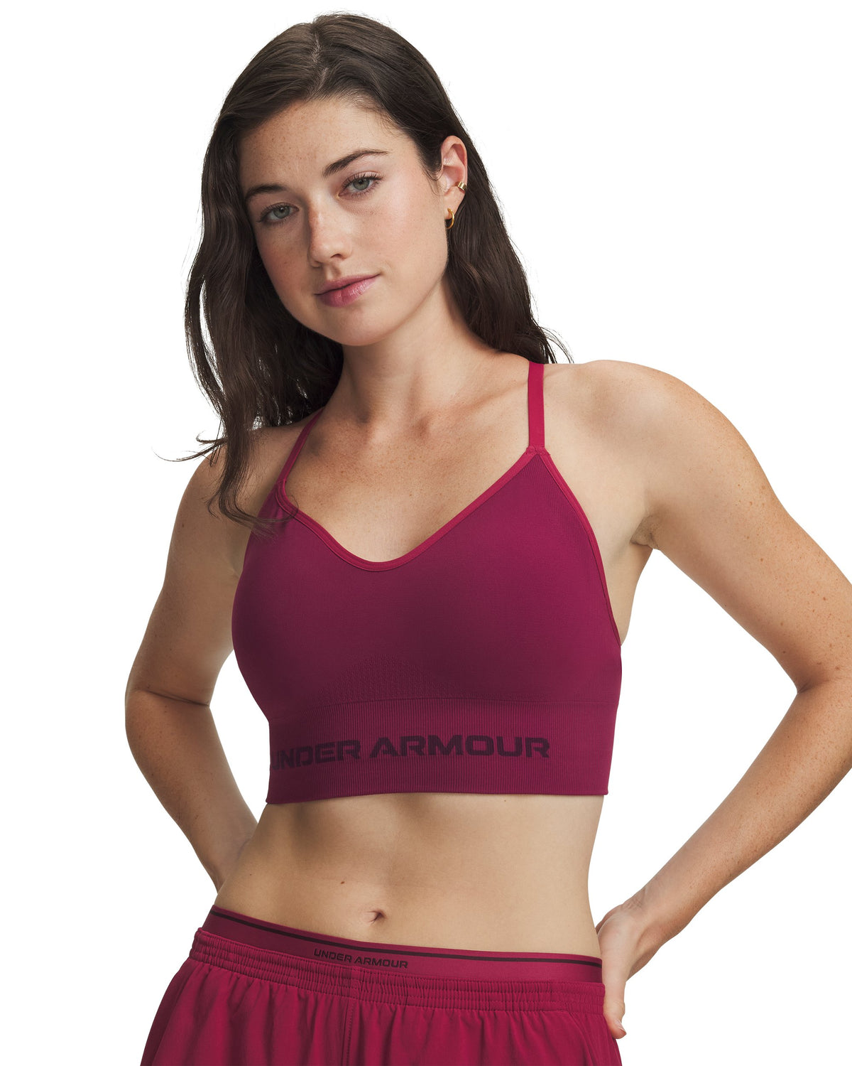 Vanish Seamless Low Bra - Red / Ox Blood - 622
