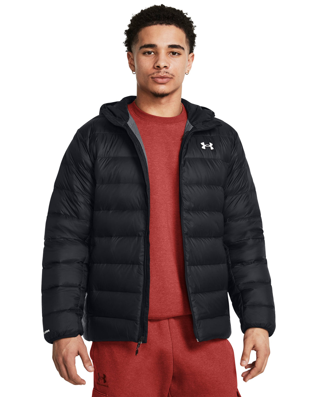 LEGEND DOWN HOODED JACKET - Black / Black / White - 001