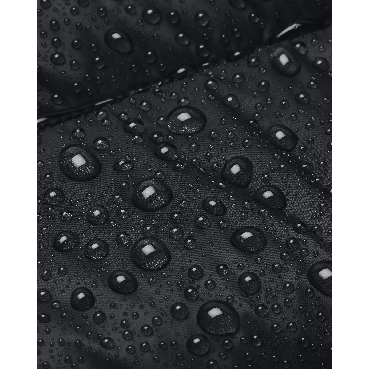 LEGEND DOWN HOODED JACKET - Black / Black / White - 001