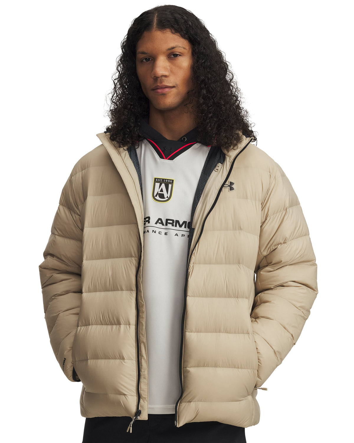 LEGEND DOWN HOODED JACKET - City Khaki / City Khaki / Black - 299