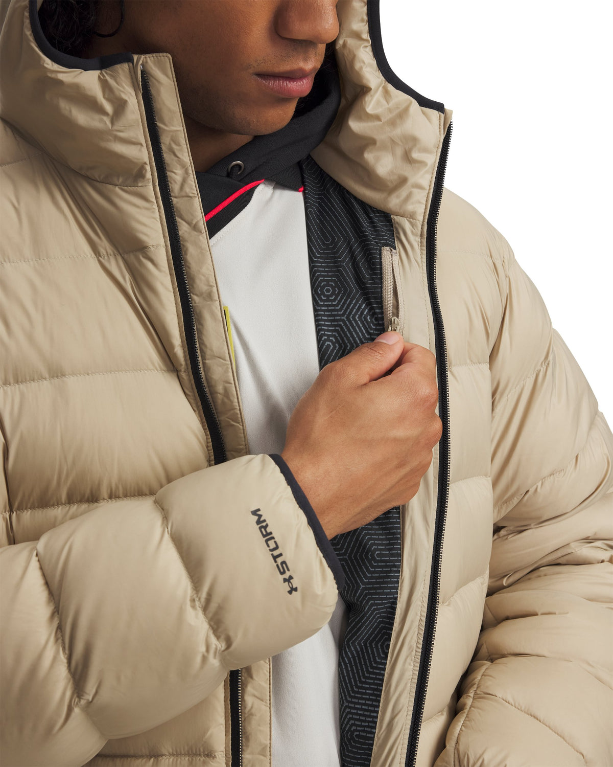 LEGEND DOWN HOODED JACKET - City Khaki / City Khaki / Black - 299