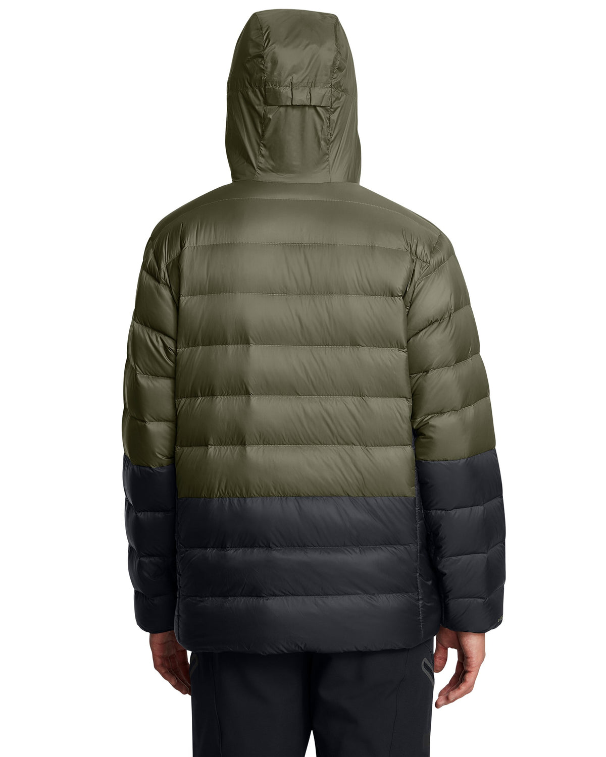 LEGEND DOWN HOODED JACKET - Marine OD Green / Black / Black - 390