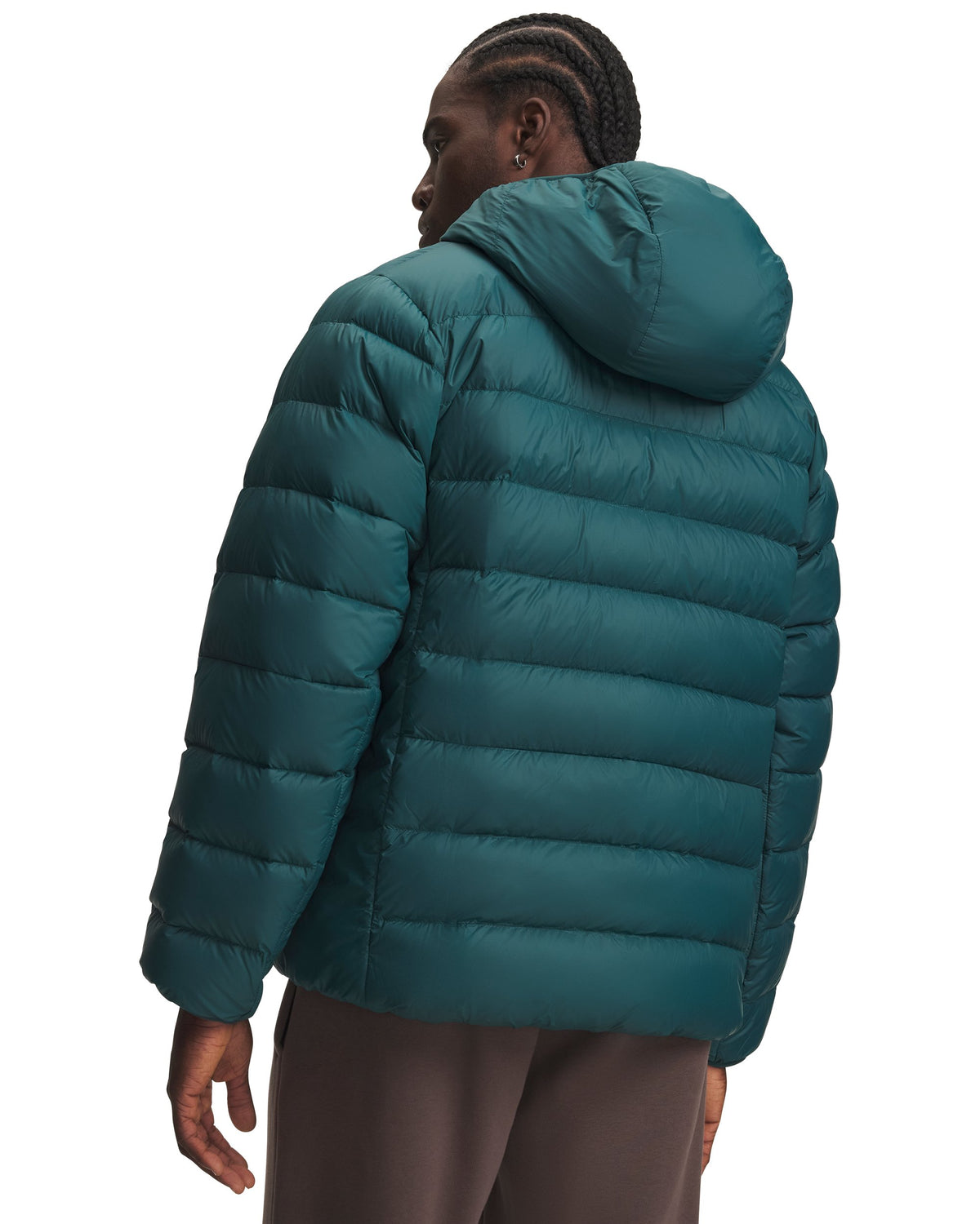 LEGEND DOWN HOODED JACKET - Green / White - 919